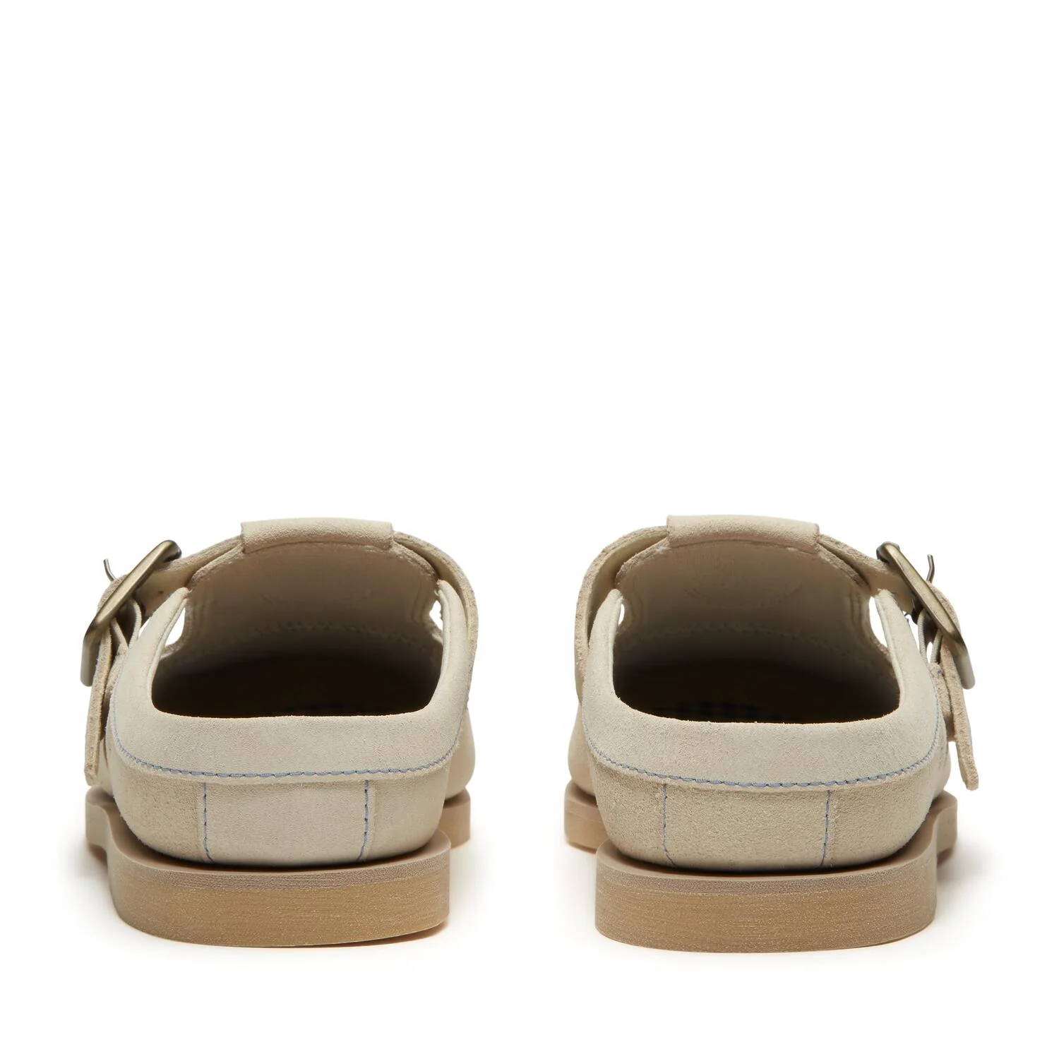 Classic Boat clogs - Light Beige Suede - Image 6