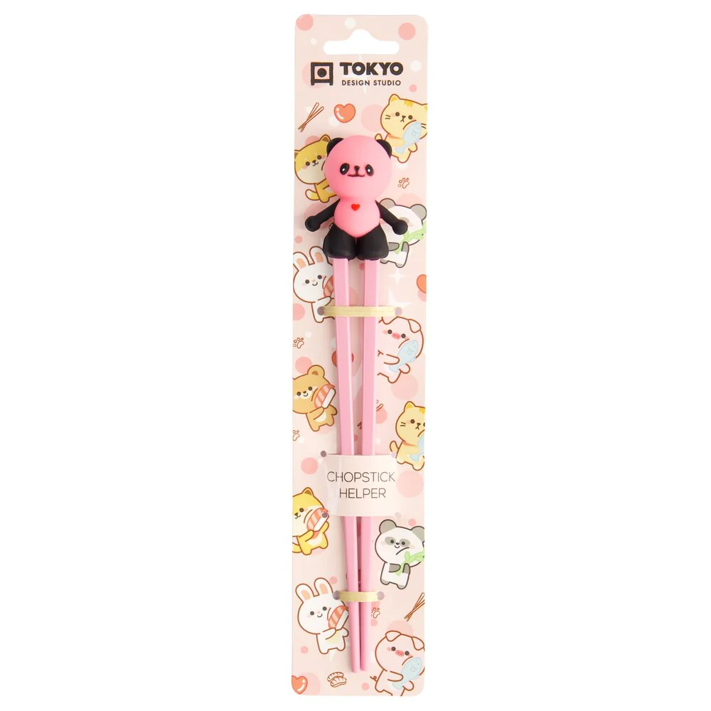 Children spisepinde, Panda Pink - 22 cm. - Image 2