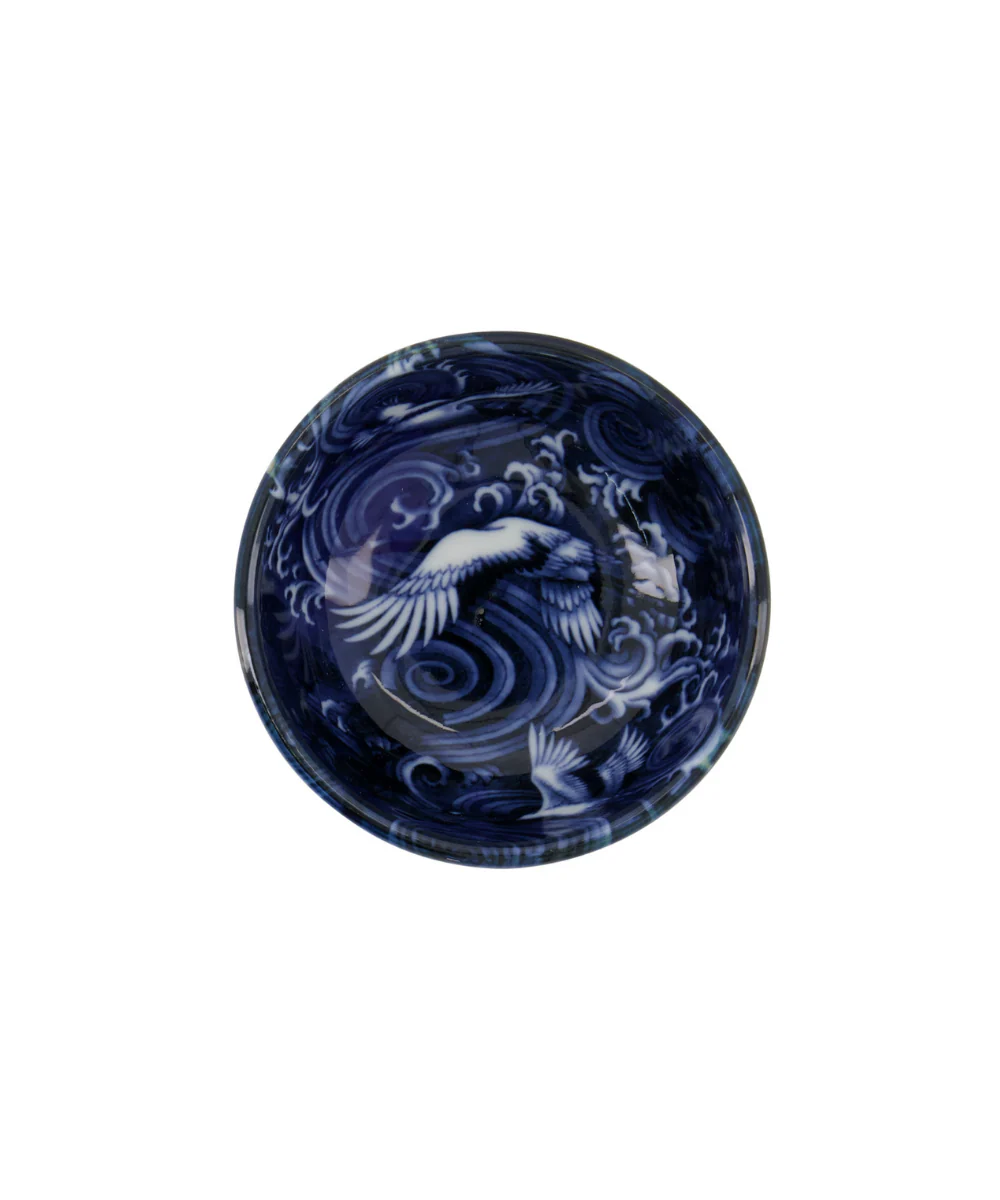 Japonism Crane skål - Ø8,7 cm. - Image 2