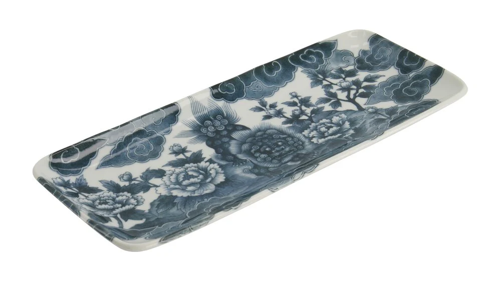Japonism Lion middagstallerken - 14x28,5 cm. - Image 2