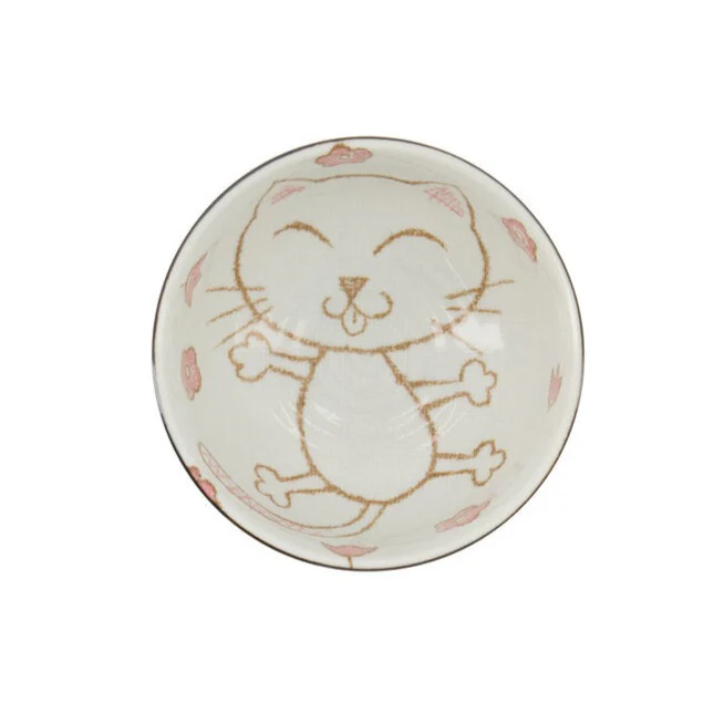 Kawaii Cat Neko Tayo skål, Pink - 300 ml - Image 2