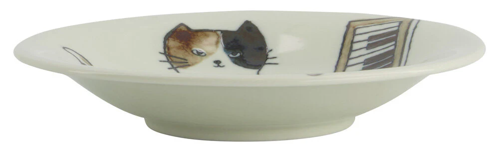 Neko Maruke Cat tallerken, brun/sort - Ø16 cm - Image 3
