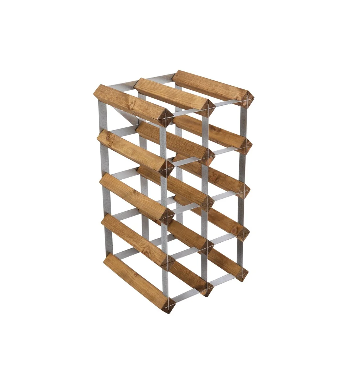 Vinreol, 12 flasker - lys eg