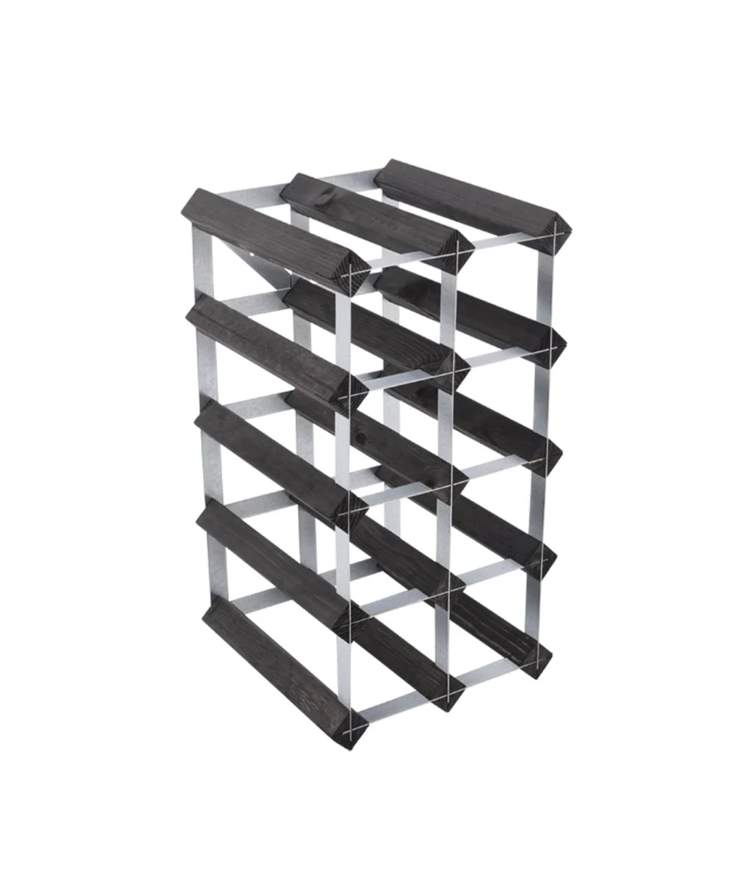 Vinreol, 12 flasker - sort ask