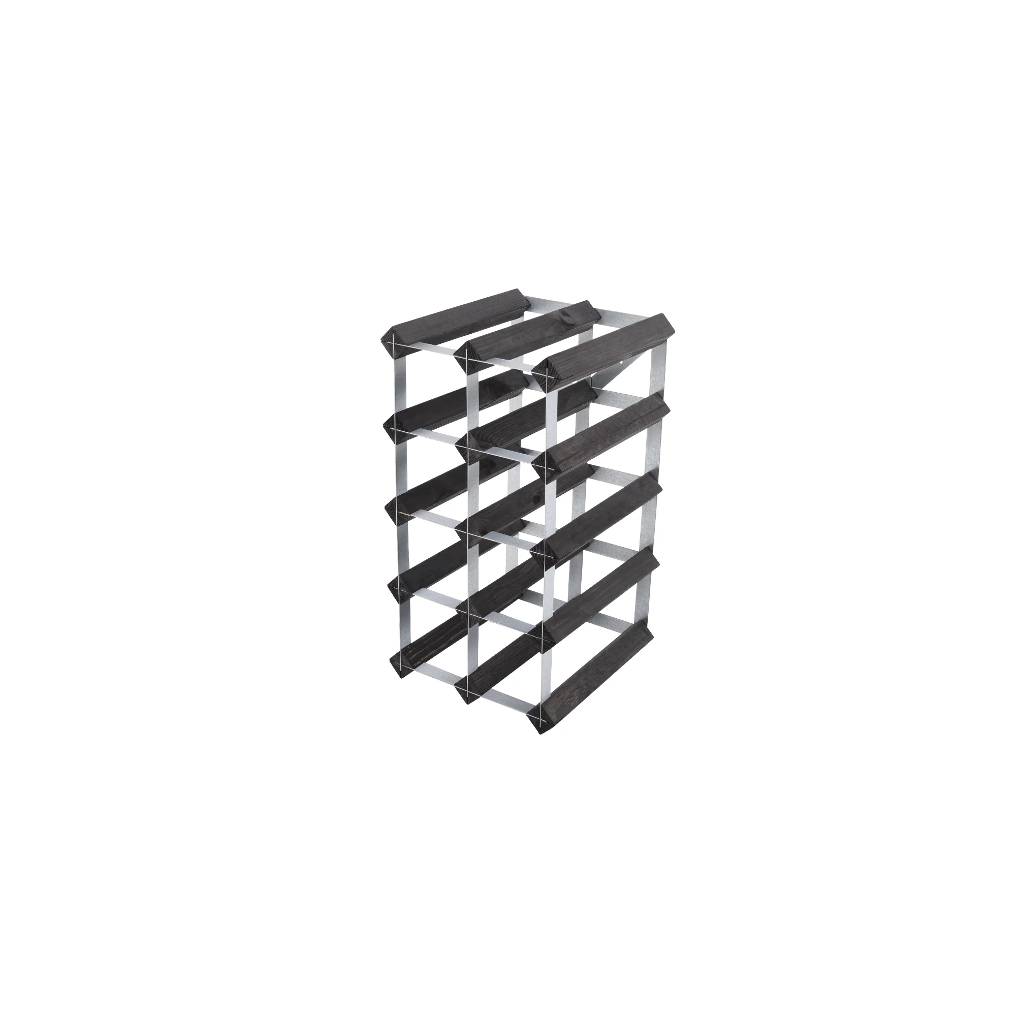 Vinreol, 12 flasker - sort ask - Image 6
