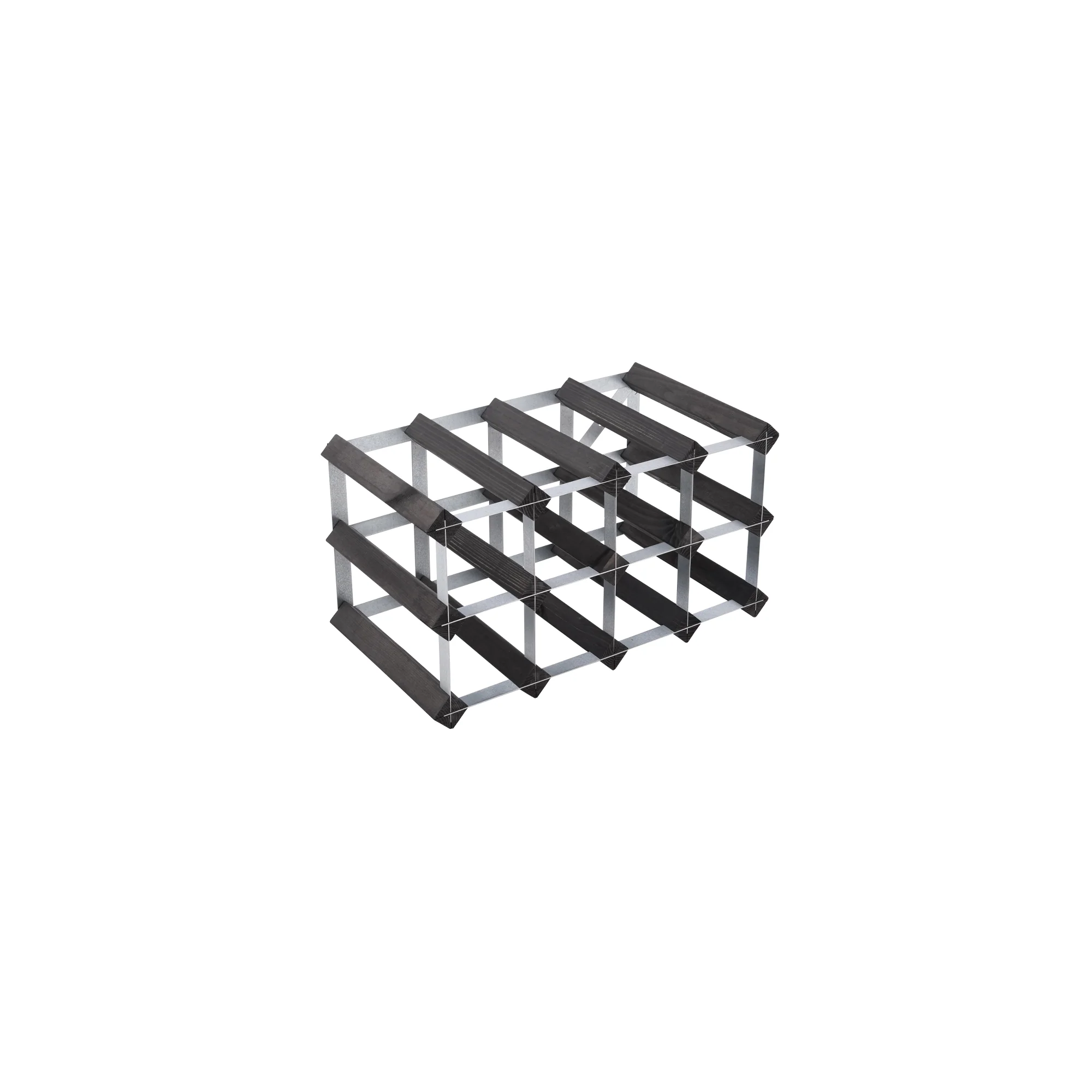 Vinreol, 12 flasker - sort ask - Image 7