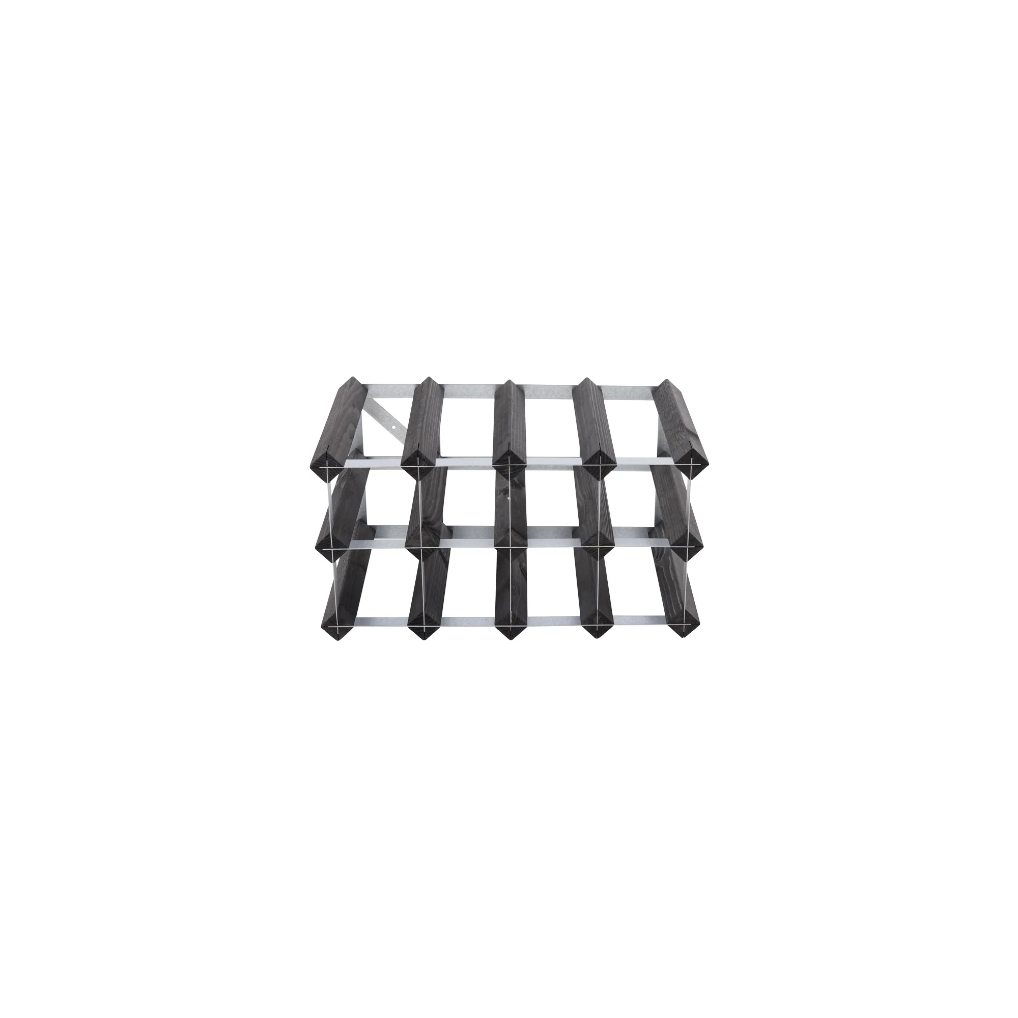 Vinreol, 12 flasker - sort ask - Image 8