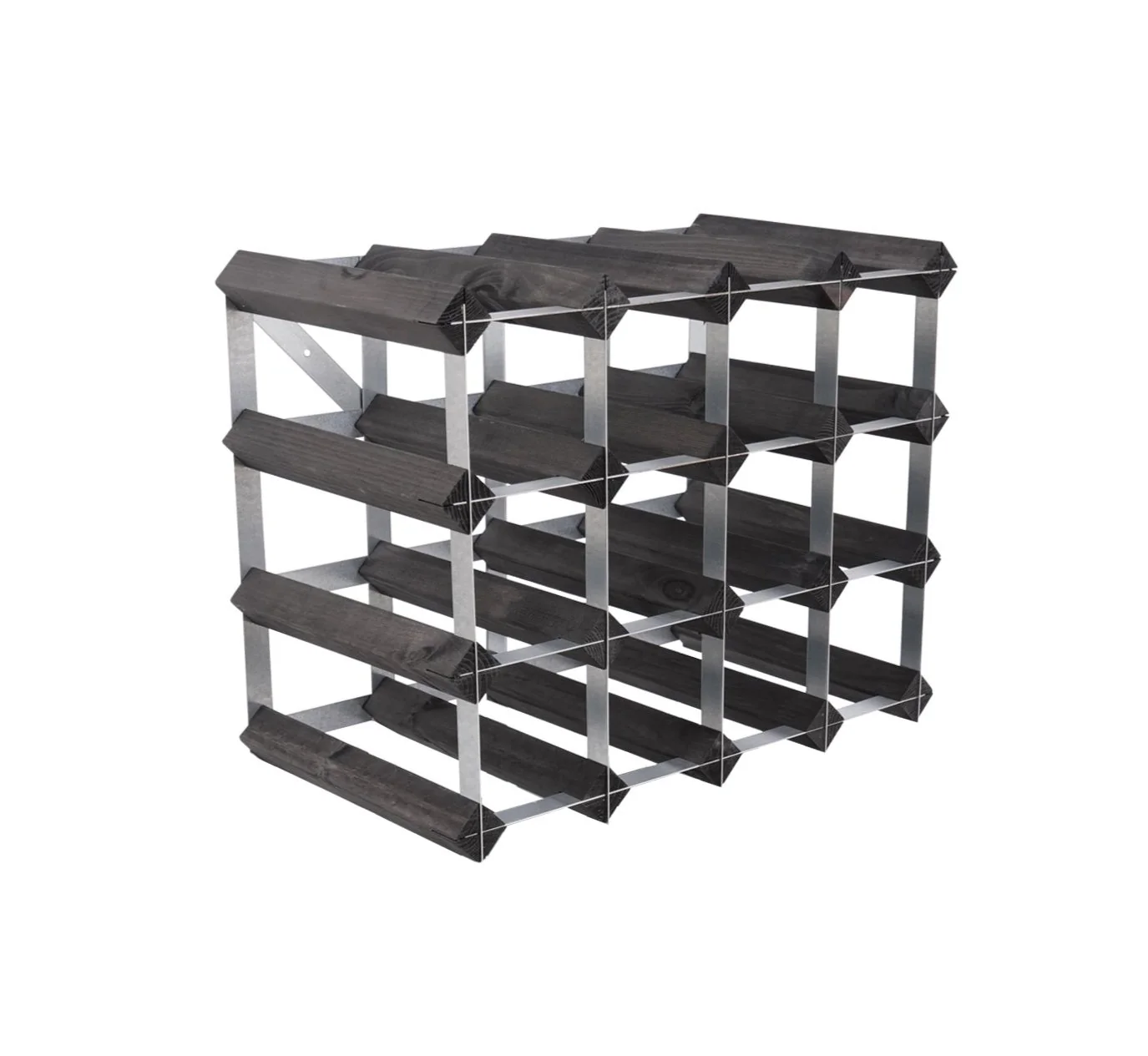 Vinreol, 16 flasker - sort ask