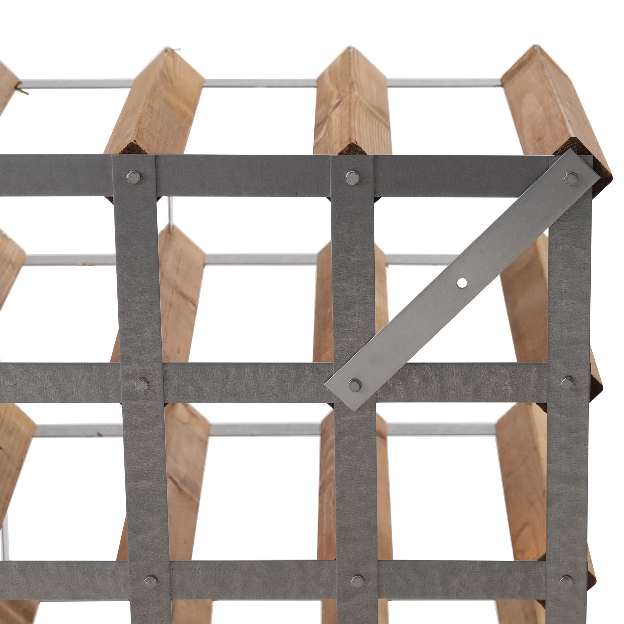 Vinreol, 9 flasker - lys eg - Image 5