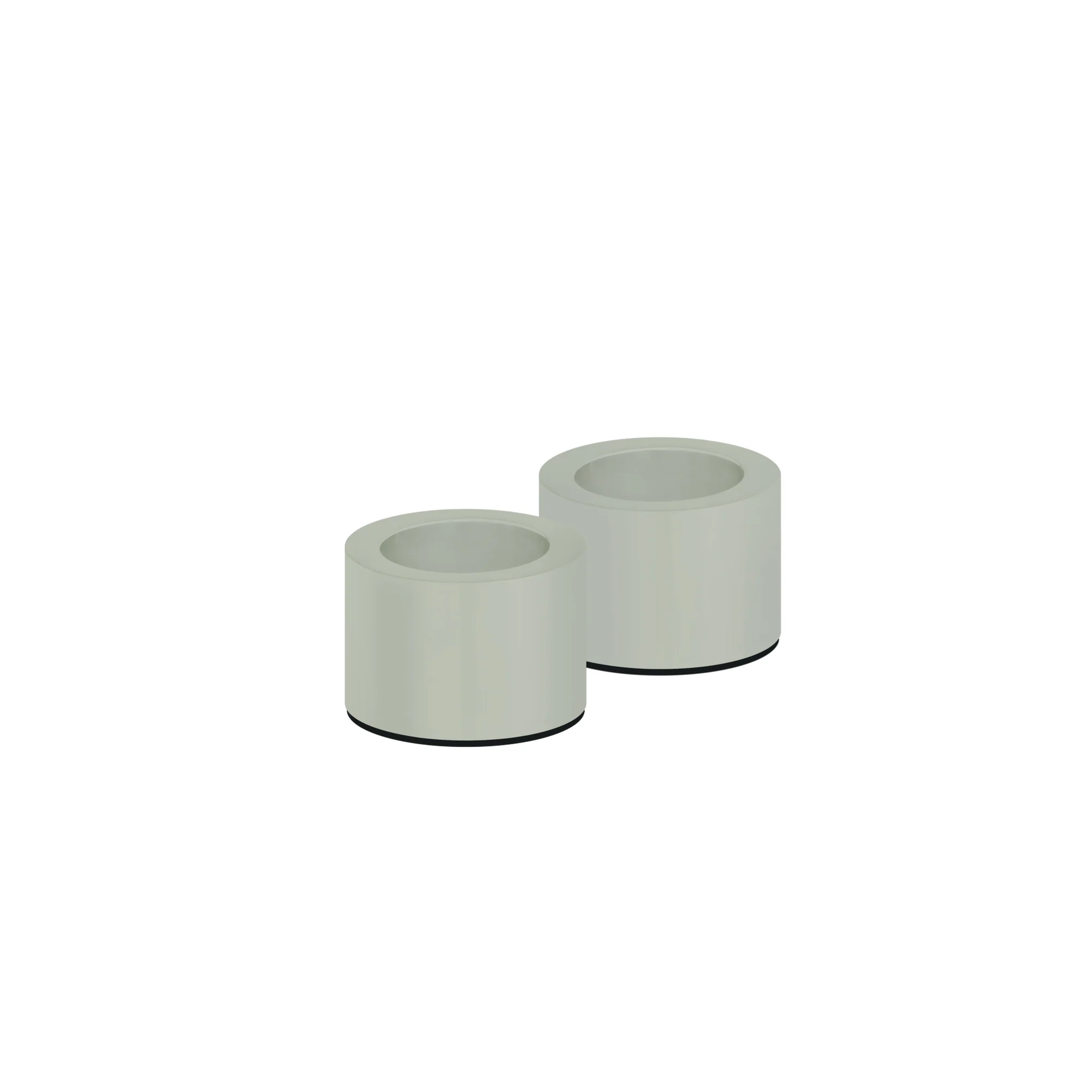 Taper lysestager, Dusty Green - 2 stk.