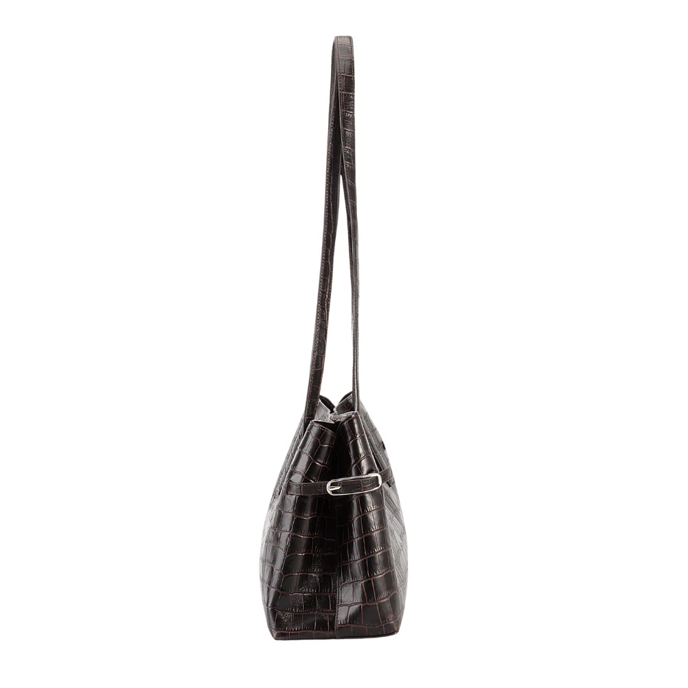 Cannes Mini lædertaske - brun - Image 3
