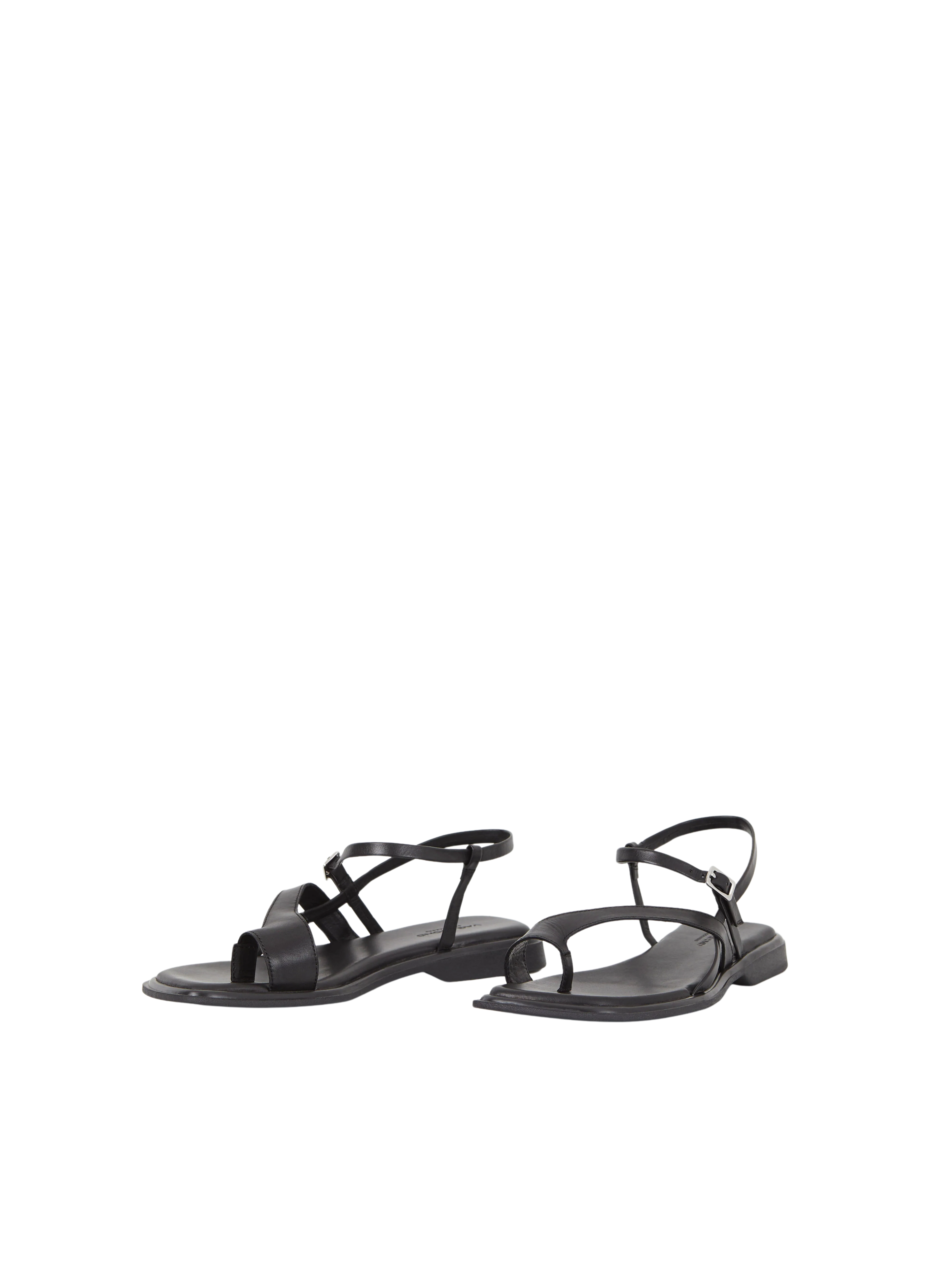 Izzy lædersandal - sort - Image 4