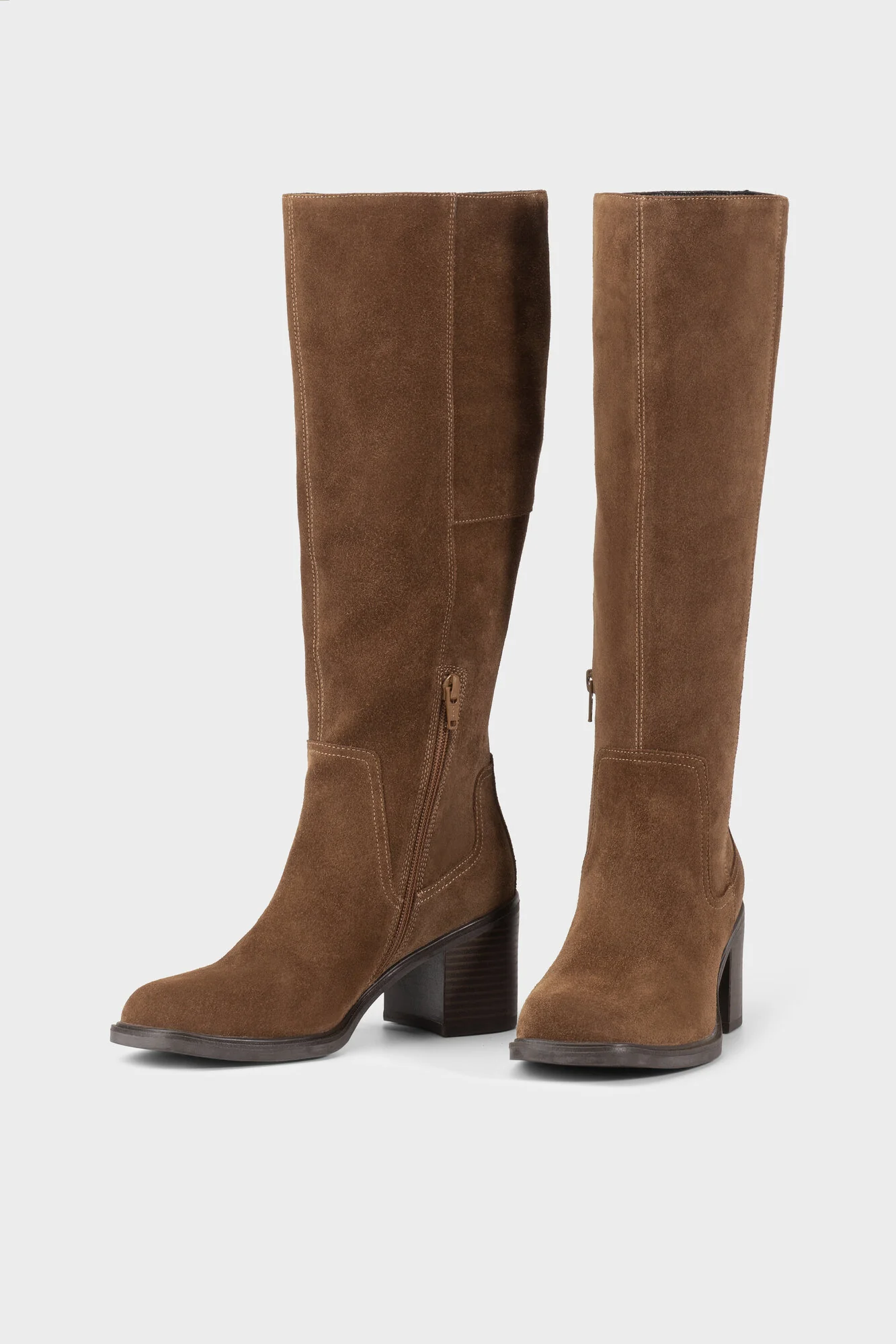Meryl lang støvle - Cocoa brown - Image 2