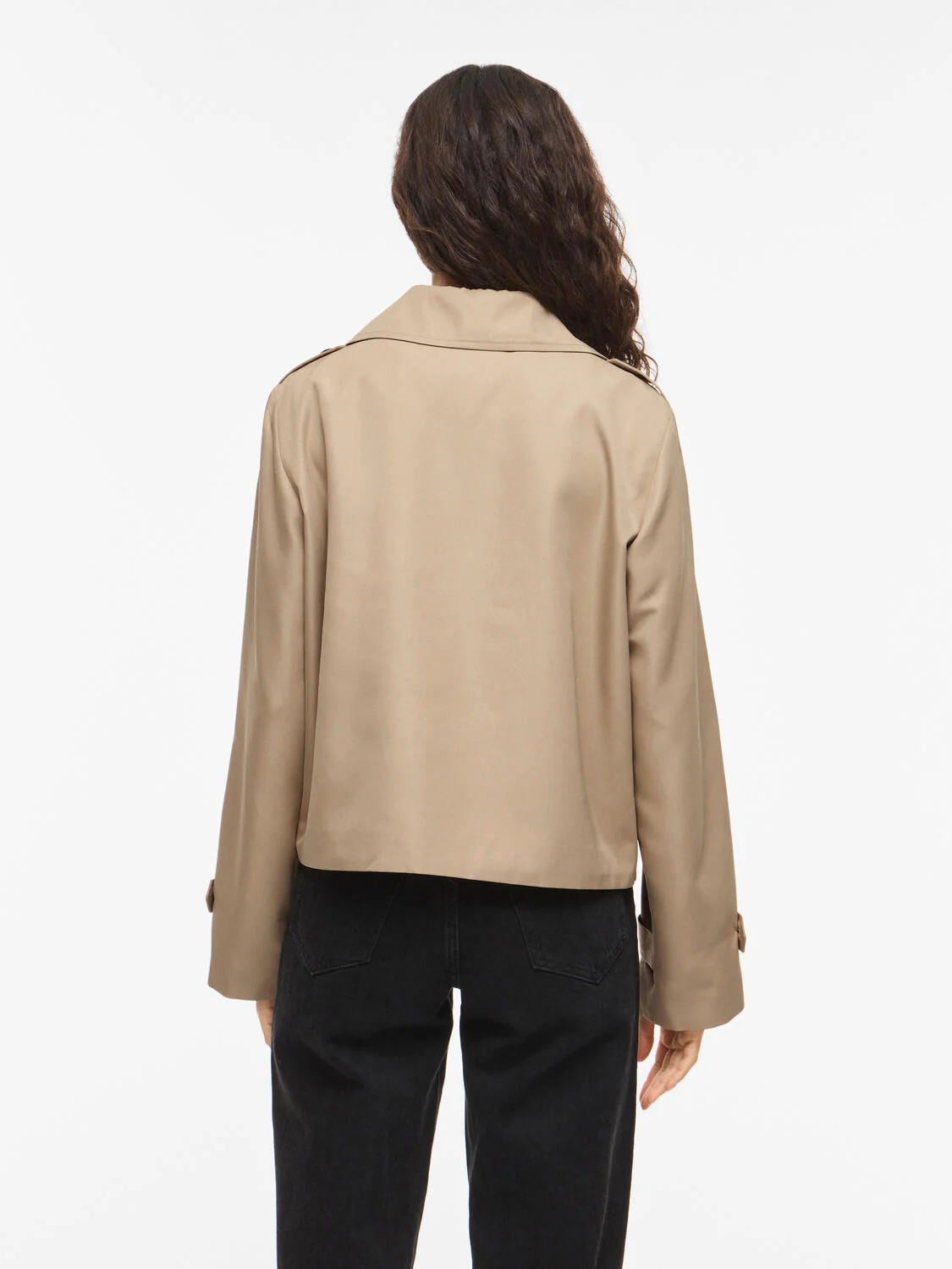 Viaddison kort trenchcoat - Savannah Tan - Image 4