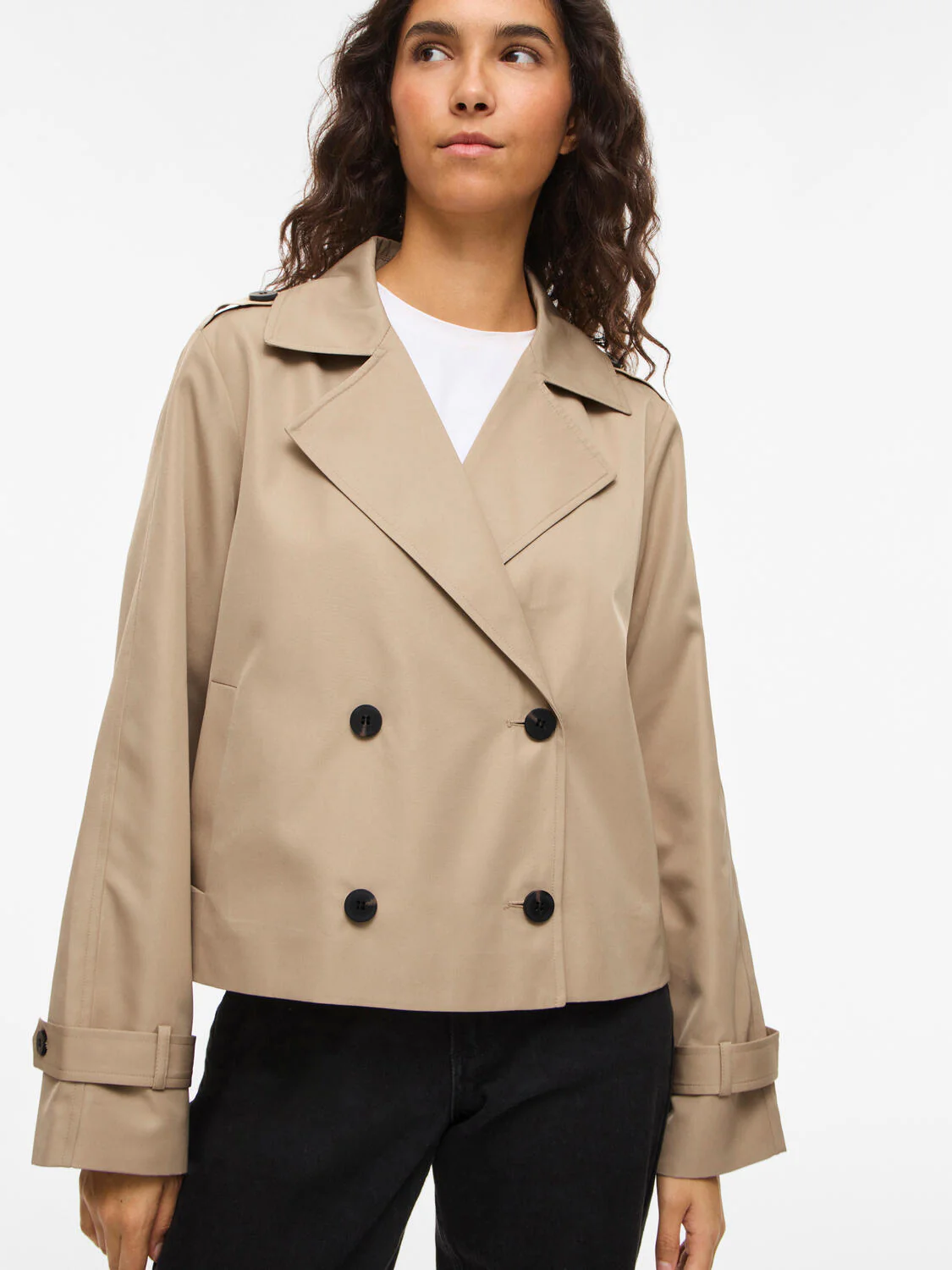 Viaddison kort trenchcoat - Savannah Tan - Image 7