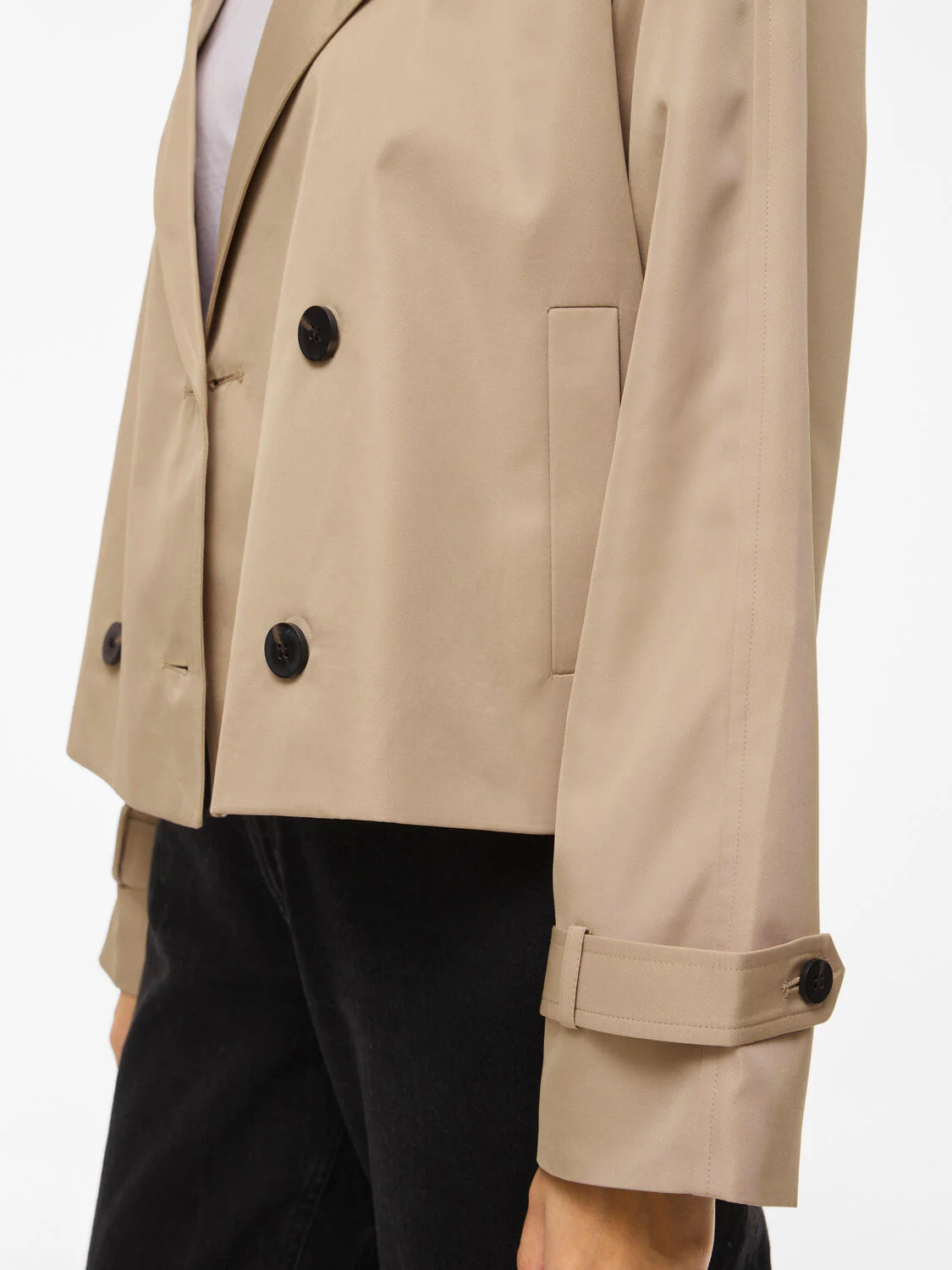 Viaddison kort trenchcoat - Savannah Tan - Image 8