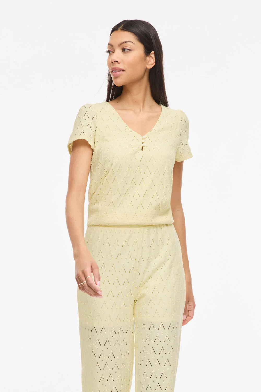 Viamalina top - Pastel Yellow