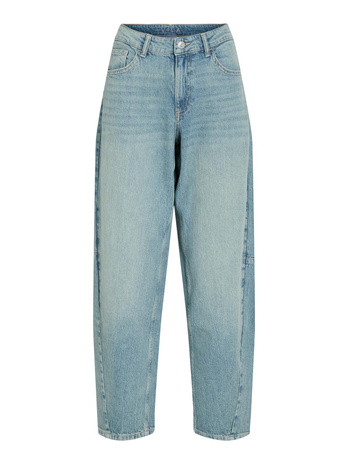 Vibrook 7/8 barrel jeans - Light Blue Denim - Image 2