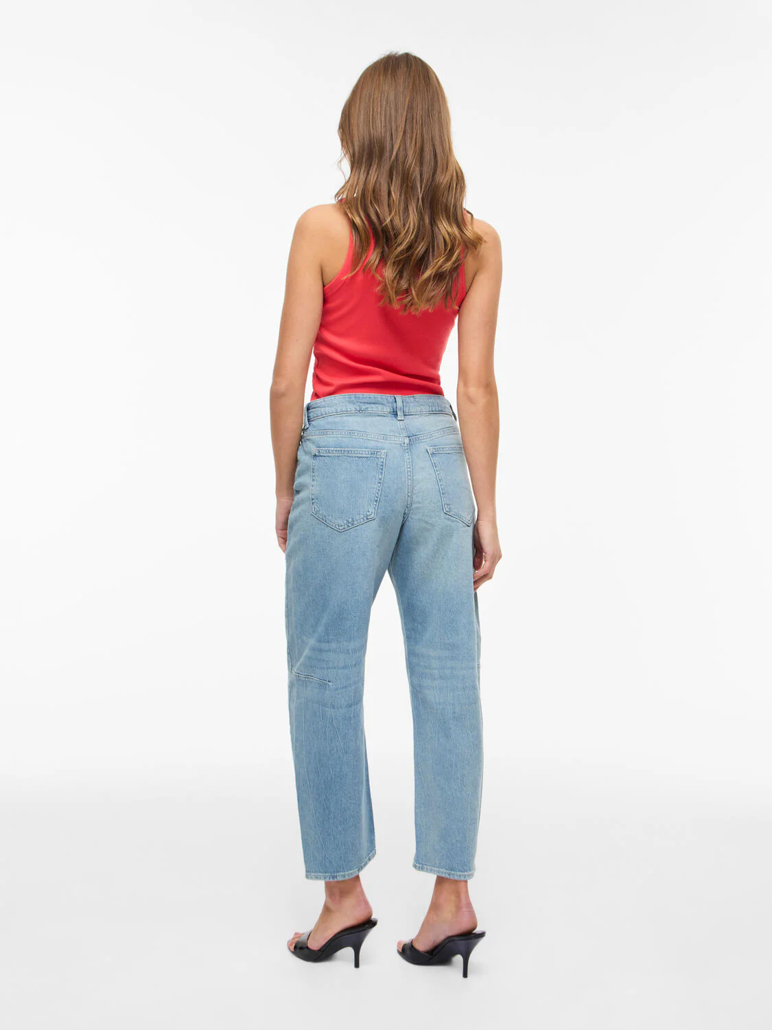 Vibrook 7/8 barrel jeans - Light Blue Denim - Image 3