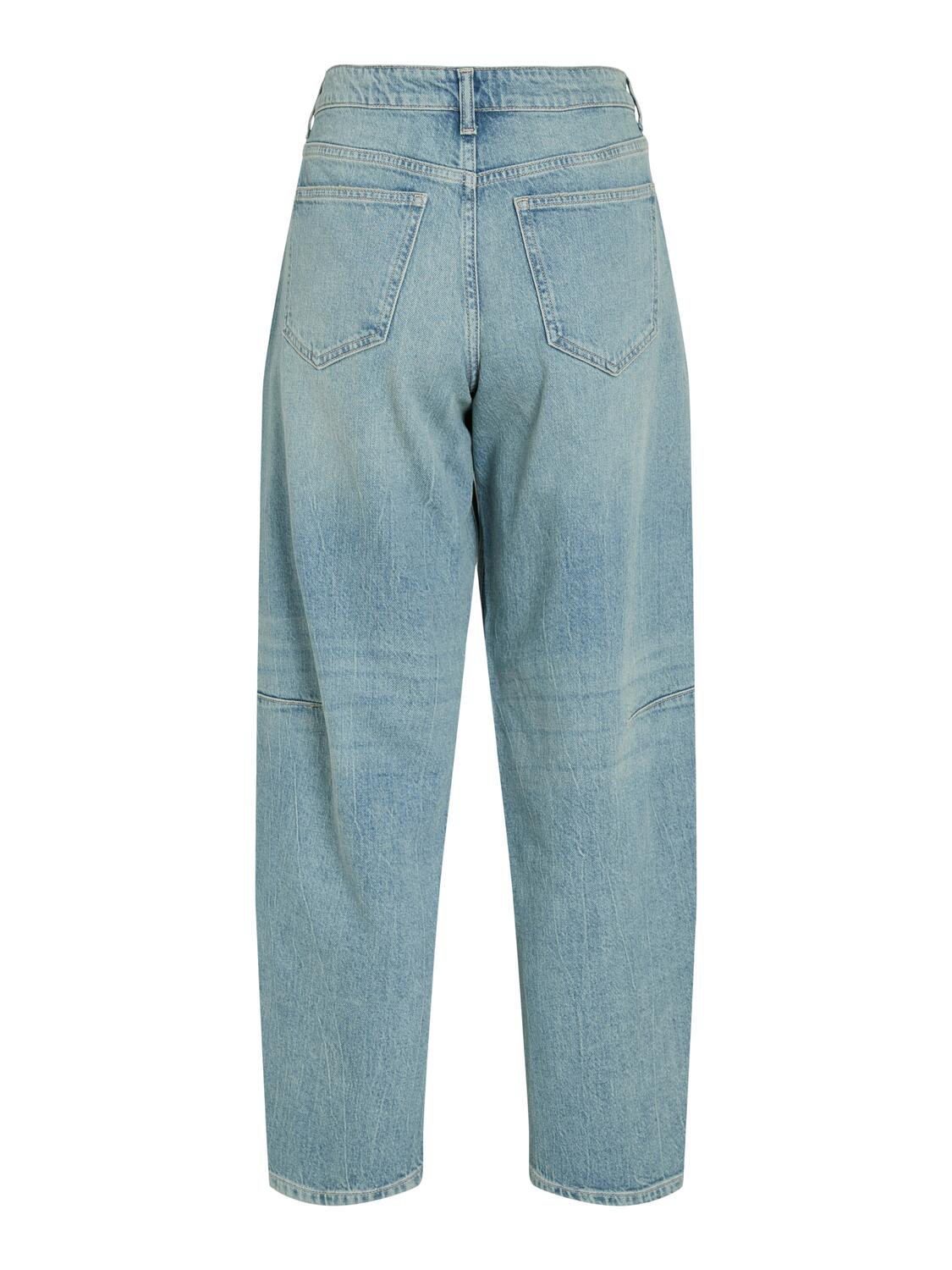 Vibrook 7/8 barrel jeans - Light Blue Denim - Image 4