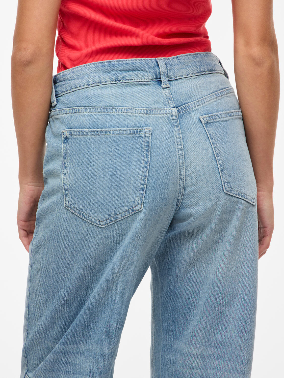 Vibrook 7/8 barrel jeans - Light Blue Denim - Image 7