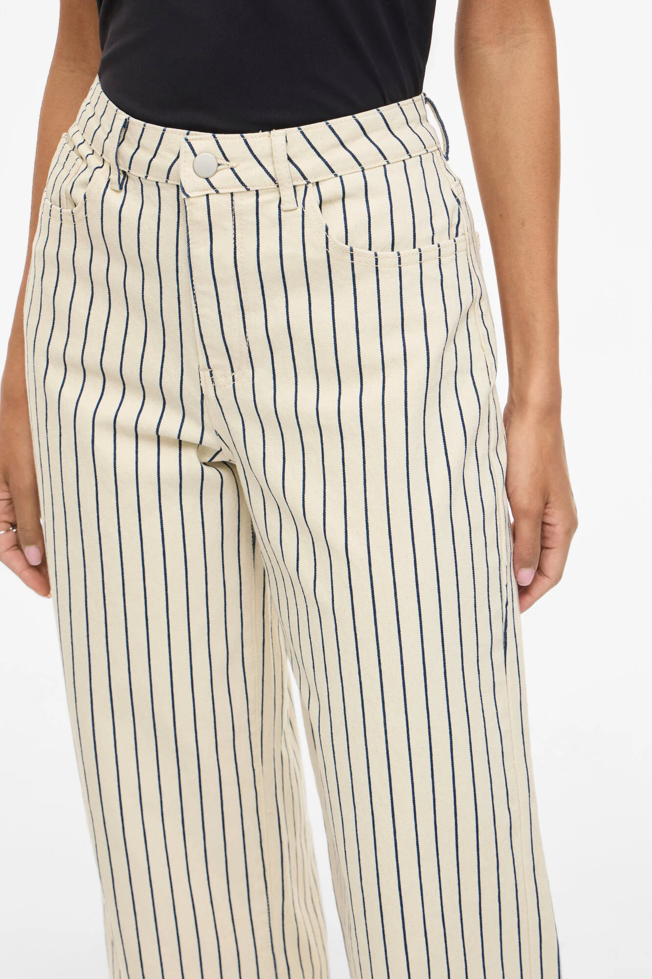 Vichia Striped jeans - Birch - Image 7