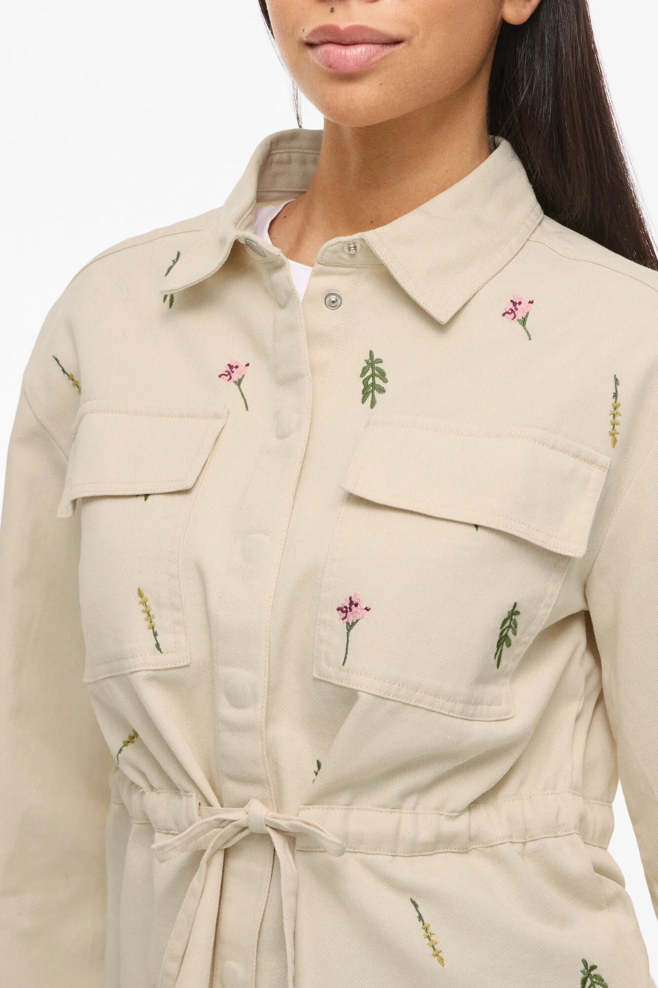 Videny Embroidery jakke - Birch - Image 8