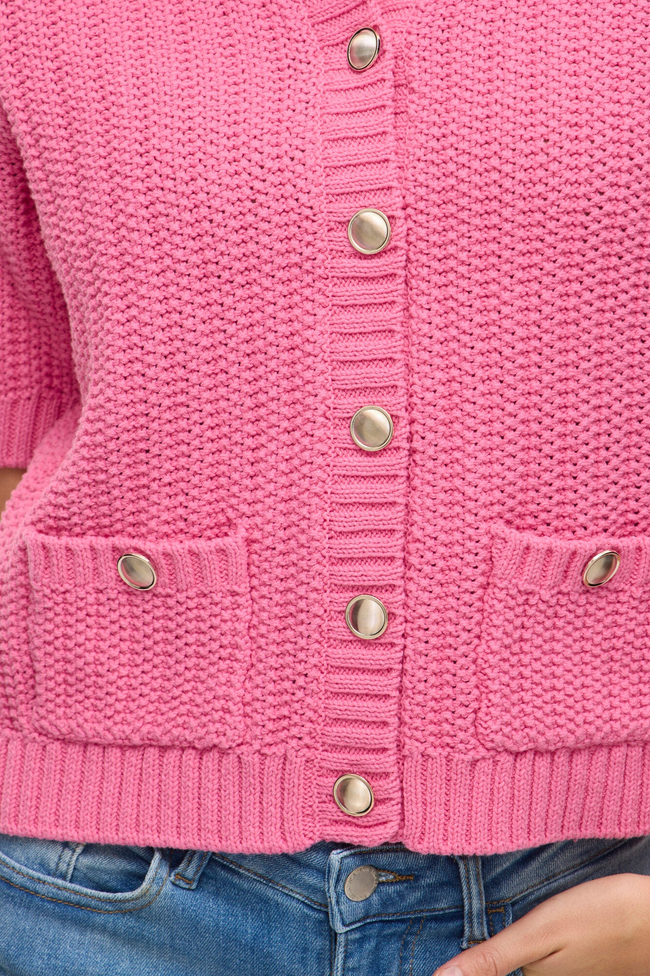 Vigeorgie cardigan - Sangria Sunset - Image 5