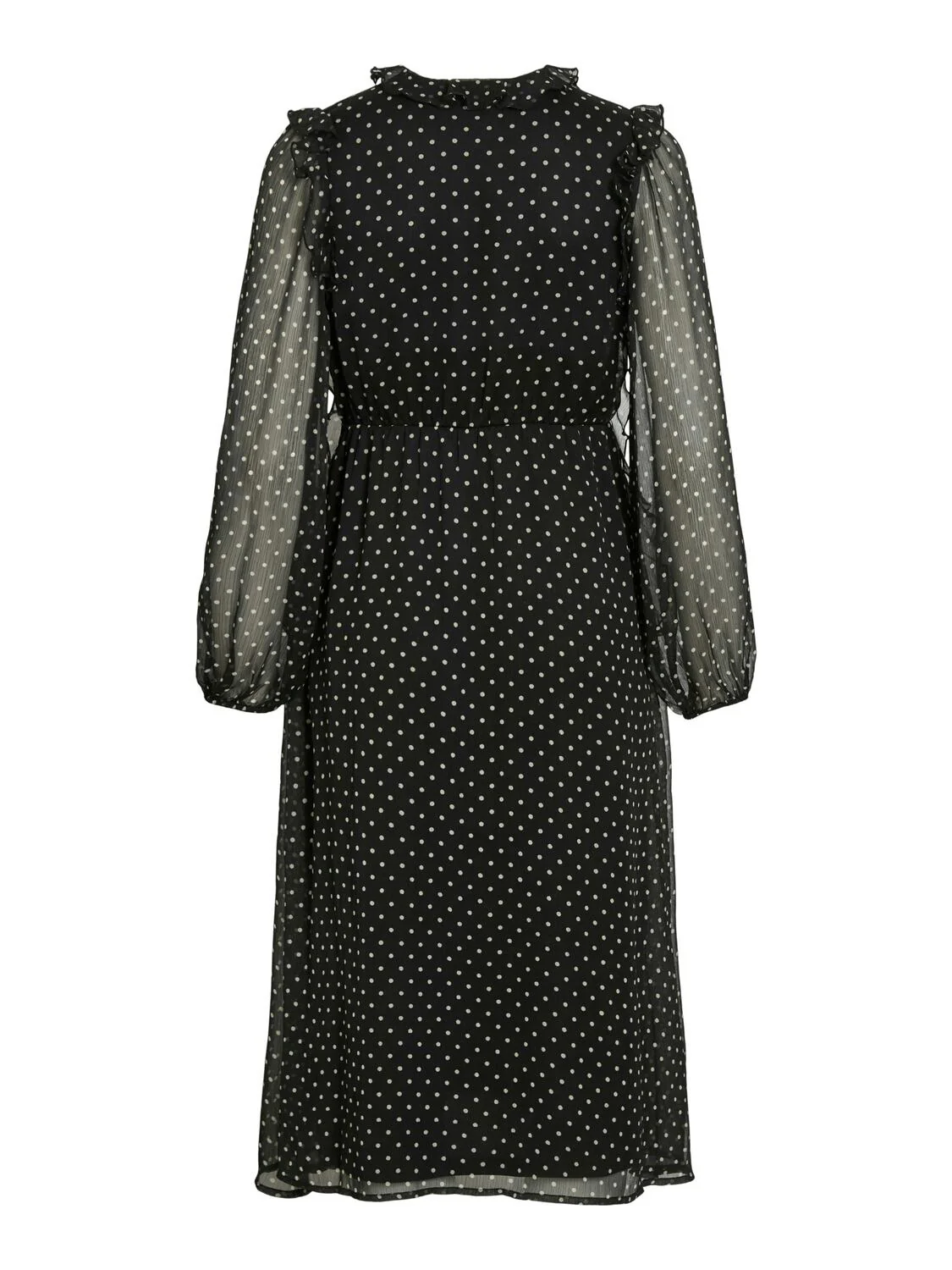 Viharley midi kjole - sort - Image 2