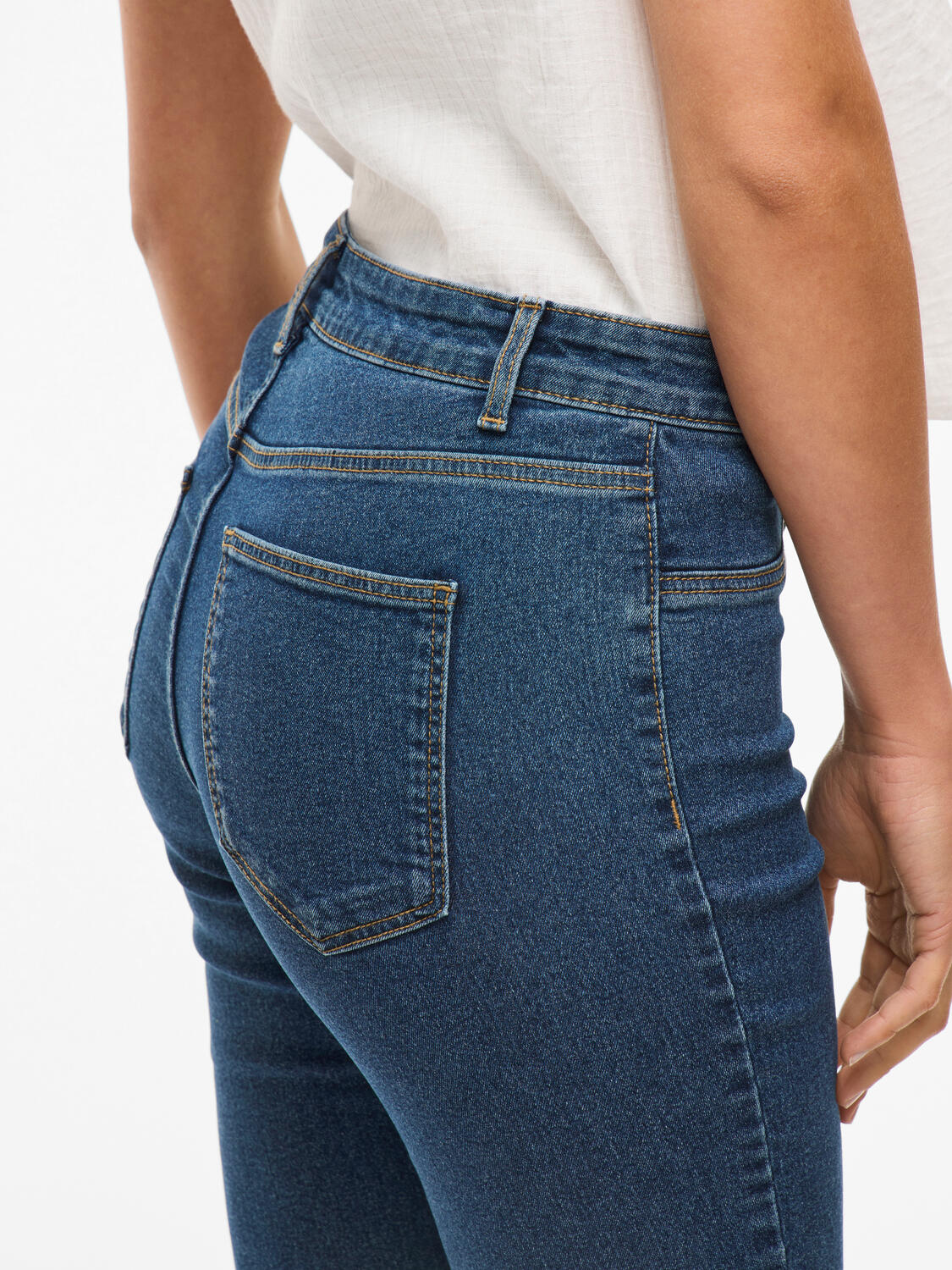 Vijeggy Capri bukser - Medium Blue Denim - Image 5