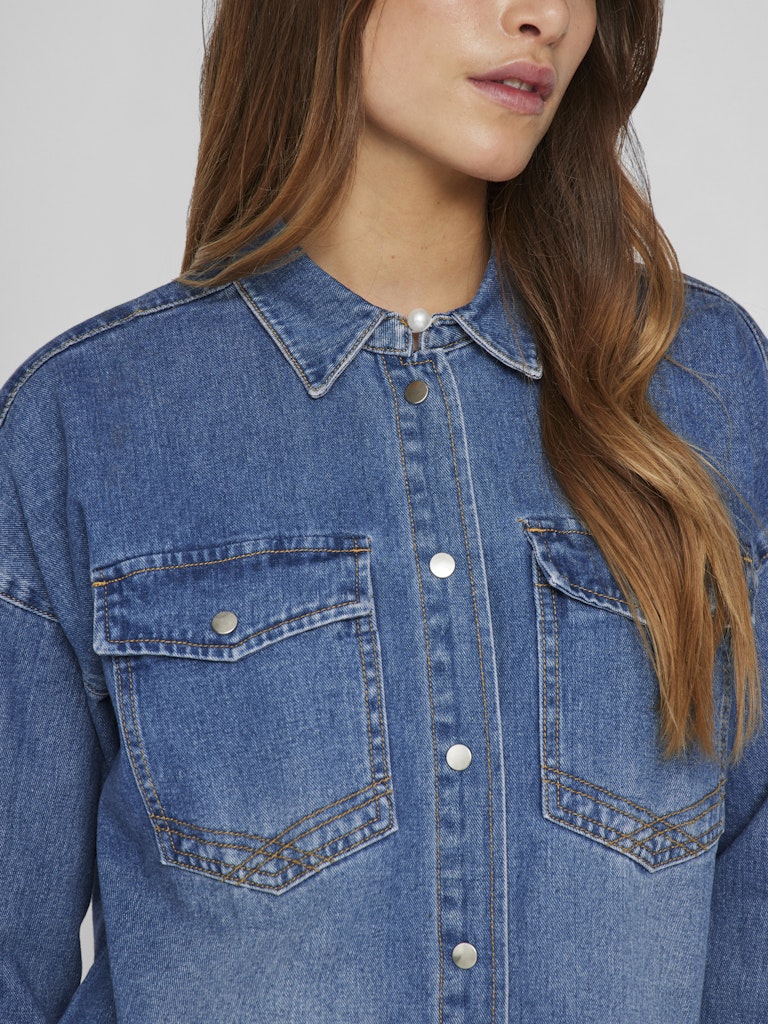 Vilarrie denimskjorte - Dark Denim - Image 6