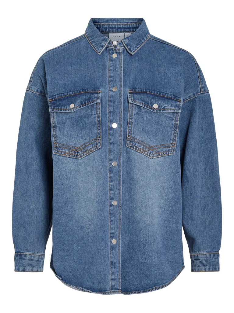 Vilarrie denimskjorte - Dark Denim - Image 7