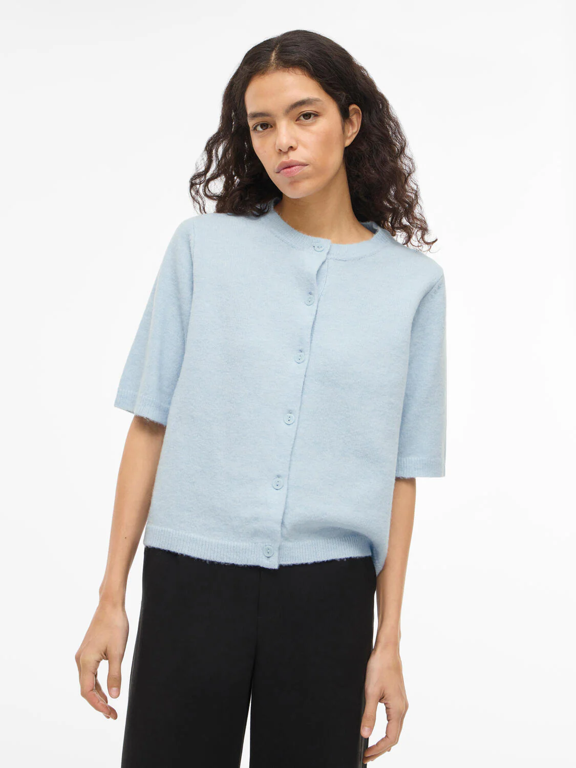 Viliga kortærmet cardigan - Nantucket Breeze - Image 7