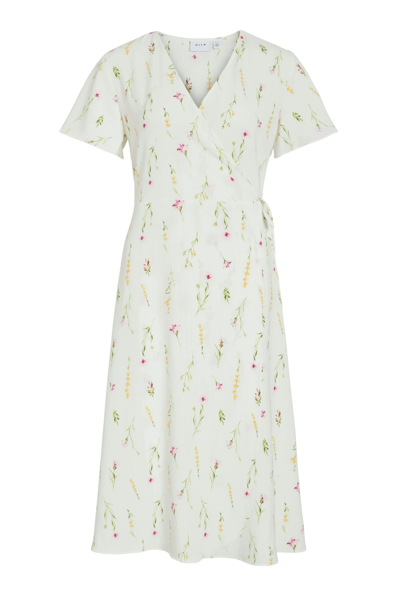 Vilovie Wrap midi kjole - Snow White - Image 2