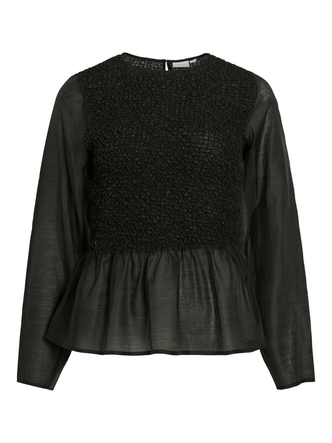 Vimille smock bluse - sort