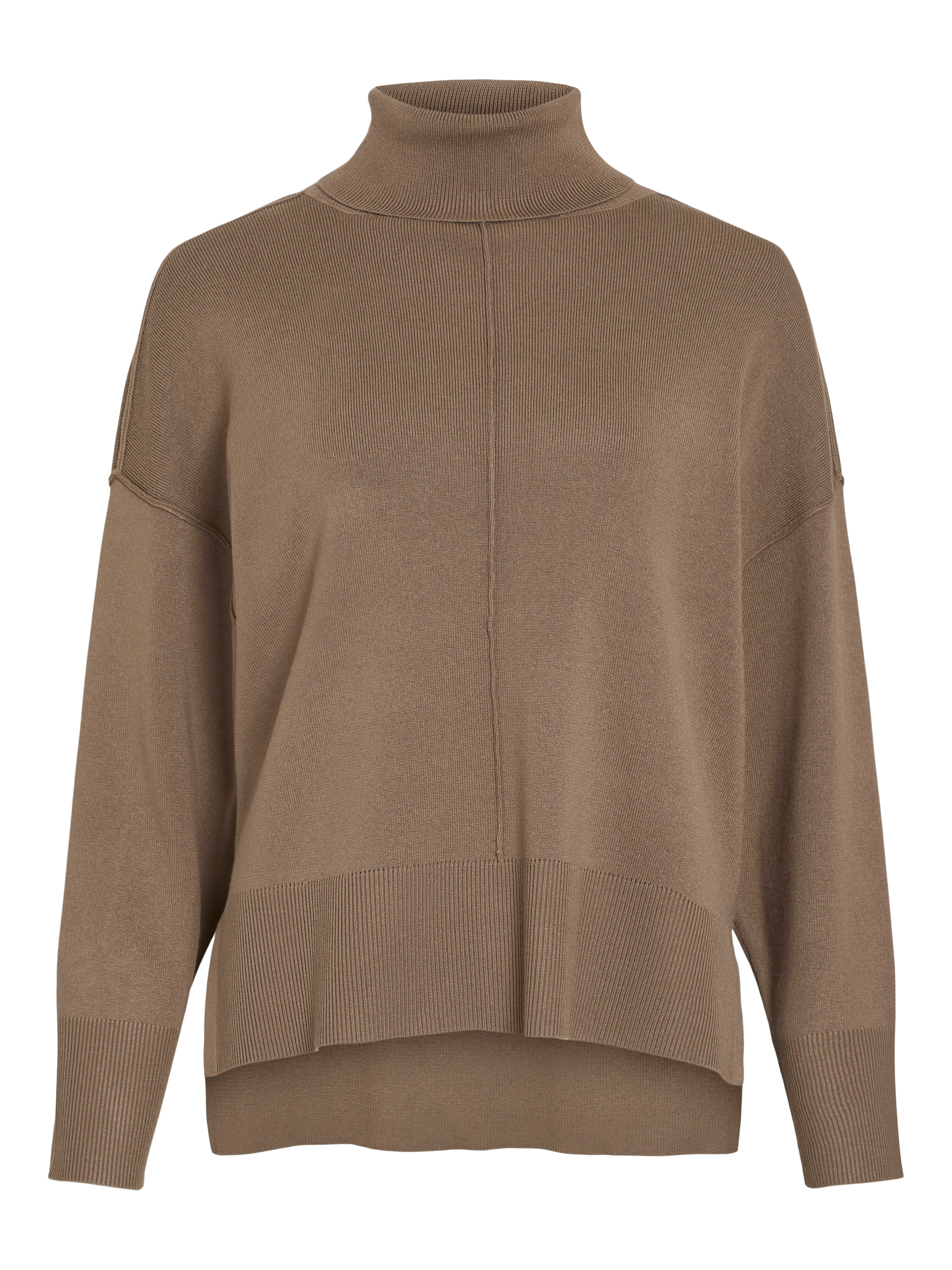 Viostria rullekrave L/S striktrøje - Fossil
