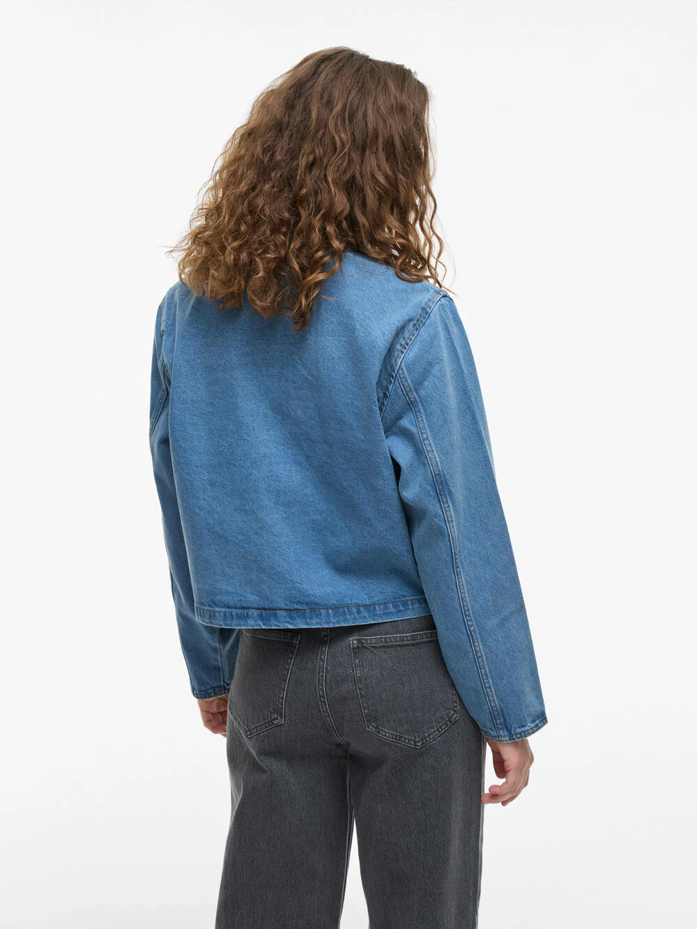 Vireba denimjakke - Light Blue Denim - Image 6