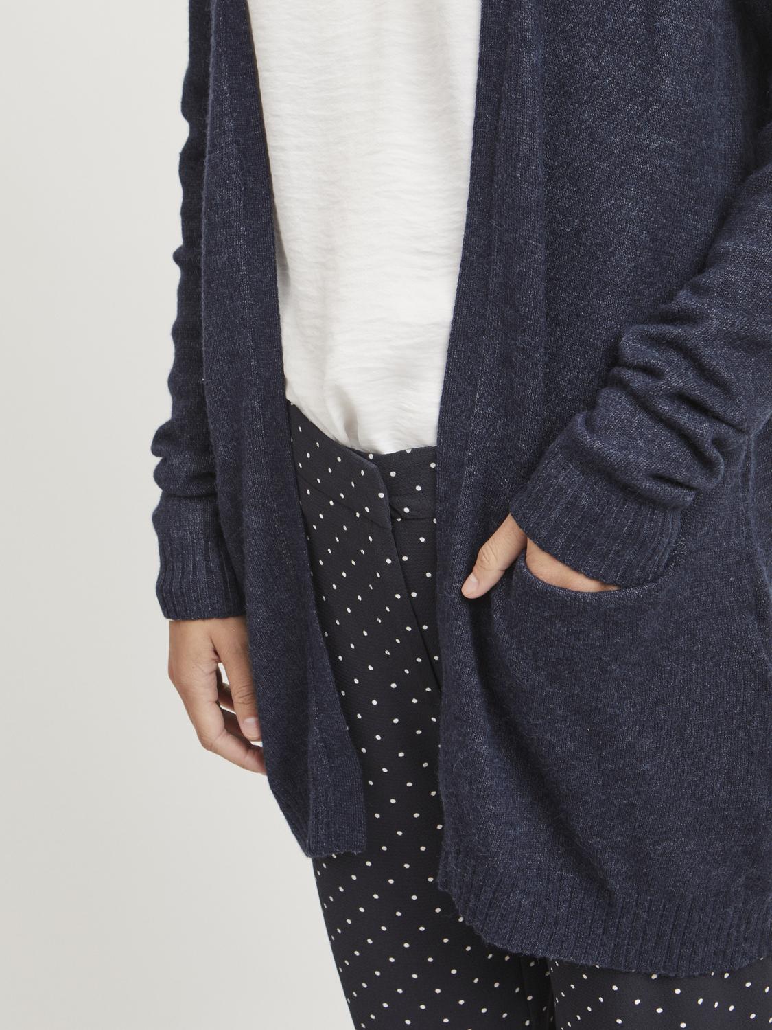 Viril Open L/S cardigan - Total Eclipse - Image 7