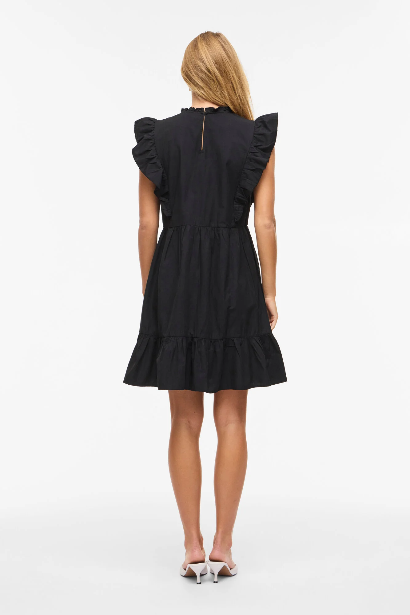 Virufella Frill kjole - Black Beauty - Image 3