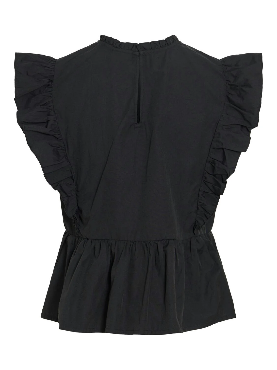 Virufella Frill top - Black Beauty - Image 4
