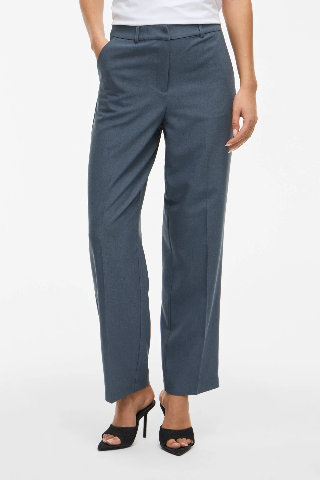 Visiffe Straight bukser - Vintage indigo