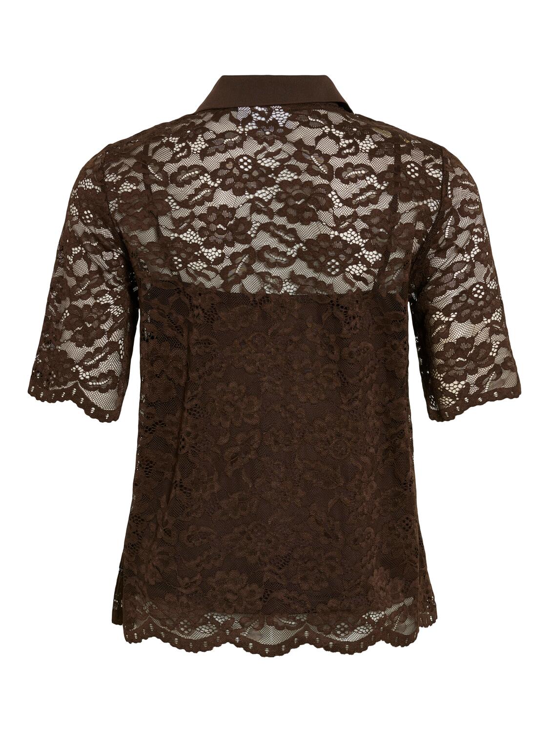Vistacia blonde polotrøje - Coffee Bean - Image 4