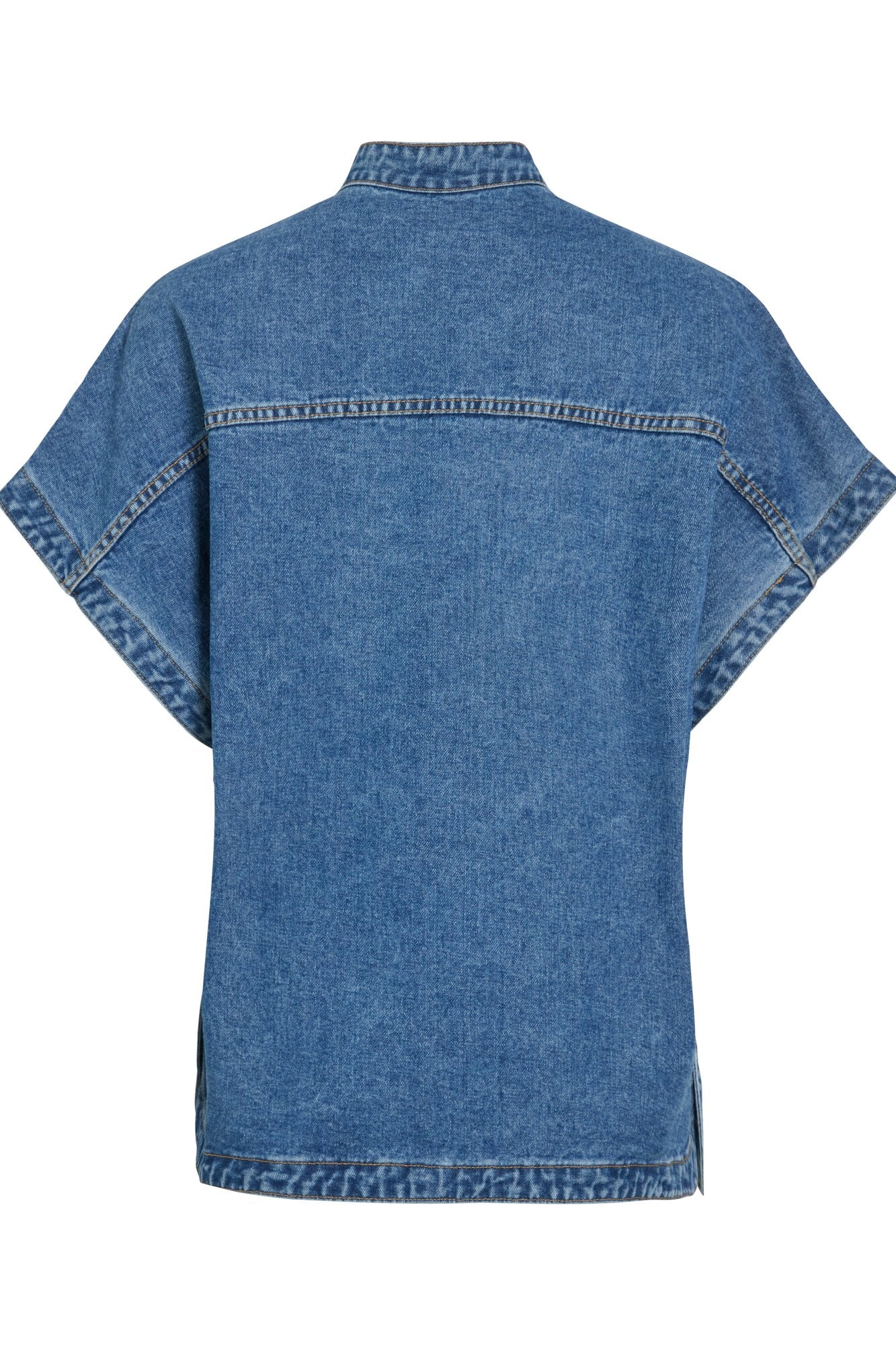 Vistine Poncho - Denim - Image 2