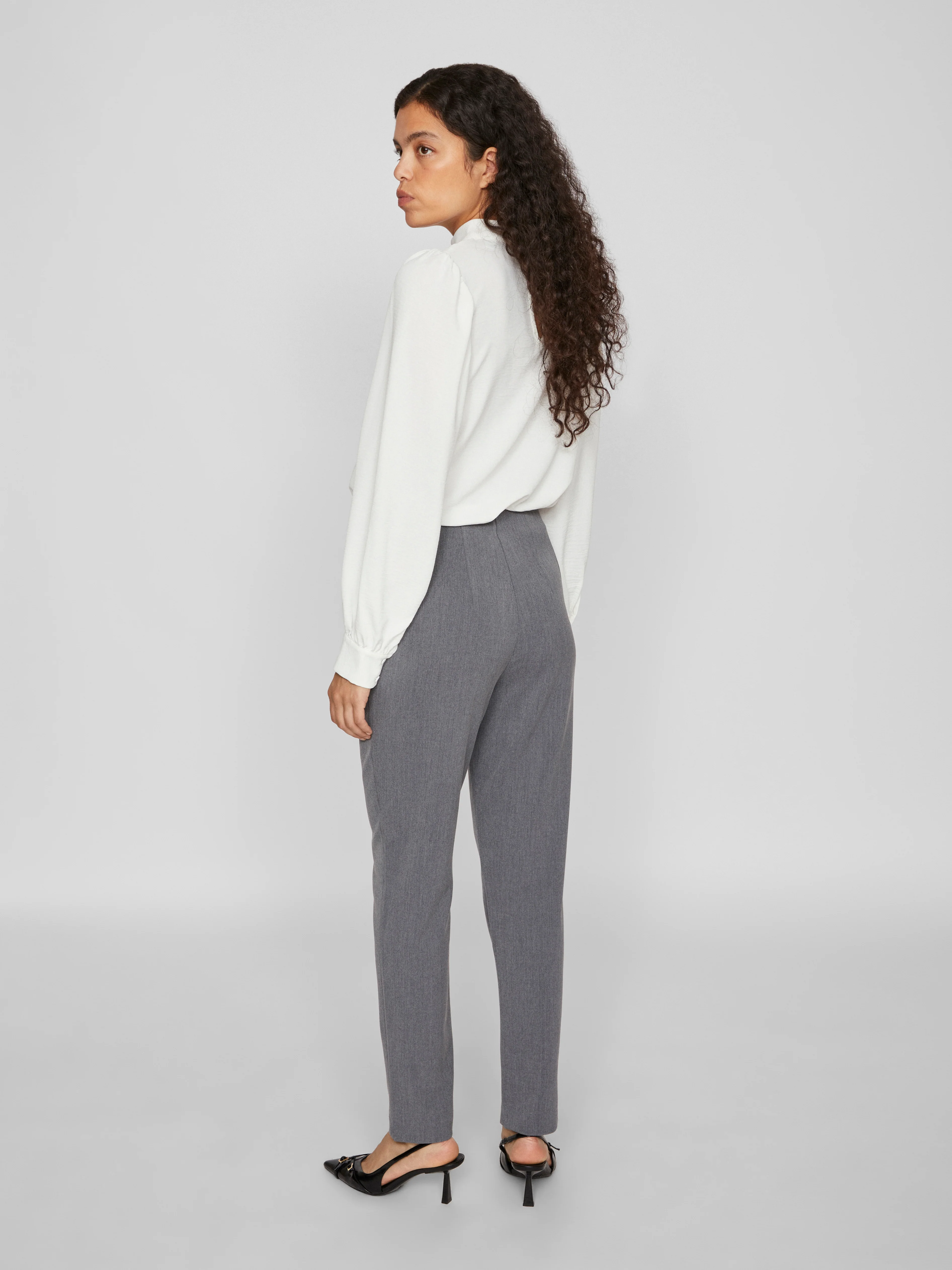 Vivarone HW bukser - Medium Grey Melange - Image 5