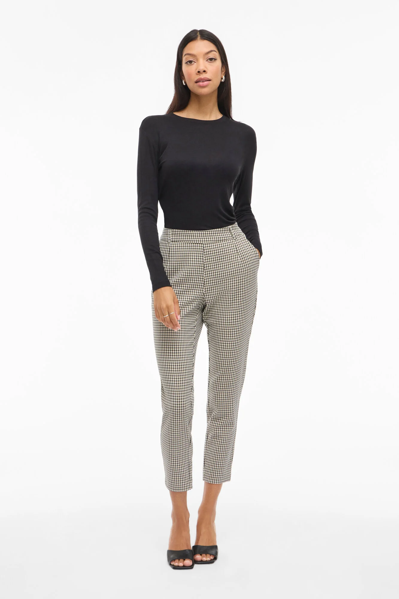 Vivarone ternet slim bukser - Birch