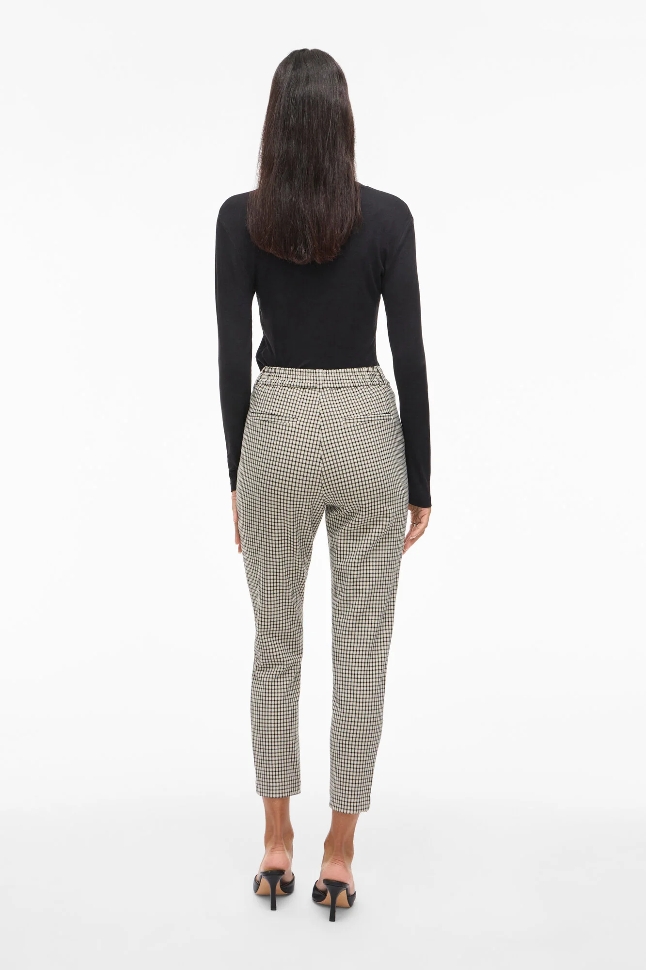 Vivarone ternet slim bukser - Birch - Image 3