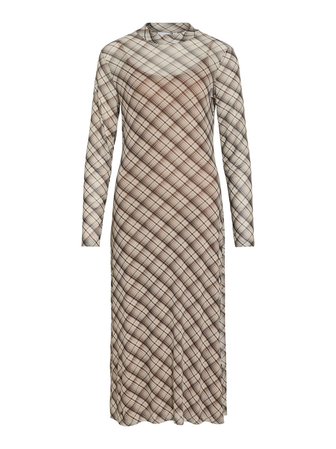 Vivolettis mesh midi kjole - Birch - Image 2