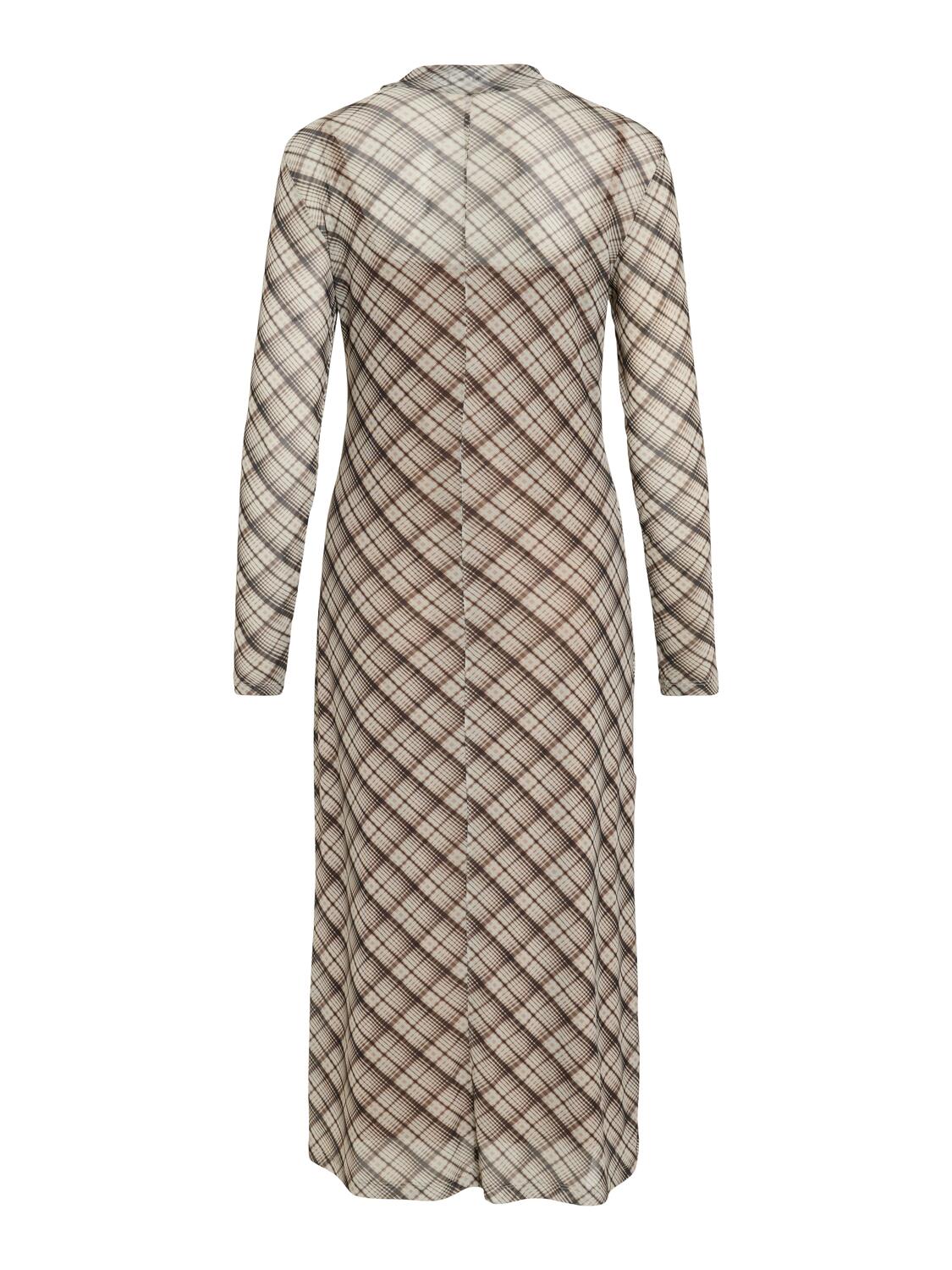 Vivolettis mesh midi kjole - Birch - Image 5