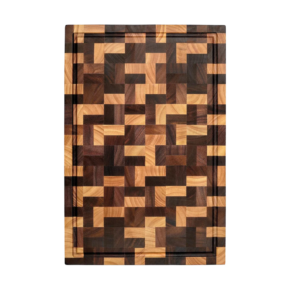 Endetræ skærebræt - L45 cm - Image 3