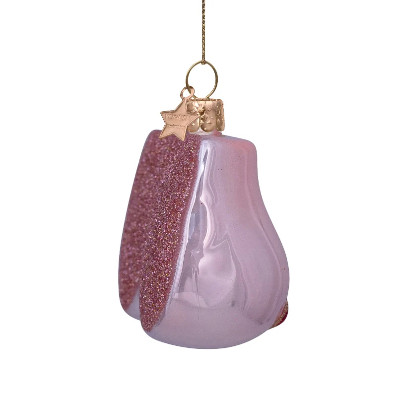 Bryster m. hjerter juleophæng - H7 cm. - Image 3